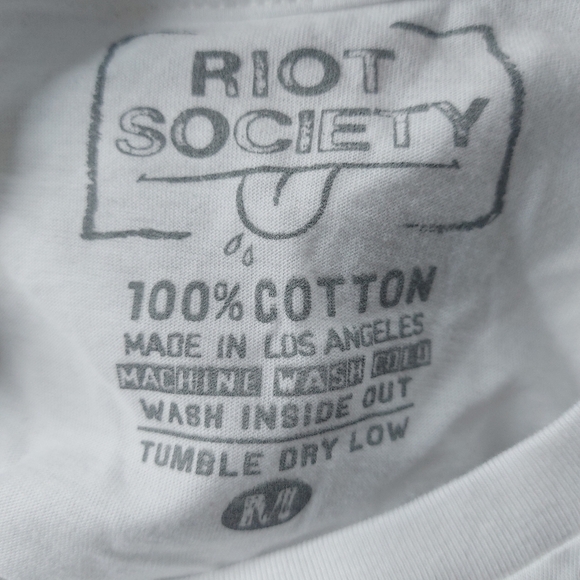 🌹Bnwot riot society " me so thorny" white tshirt - Picture 2 of 2